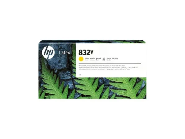 اتش بي 832Y حبر لاتكس اصفر 4UV08A