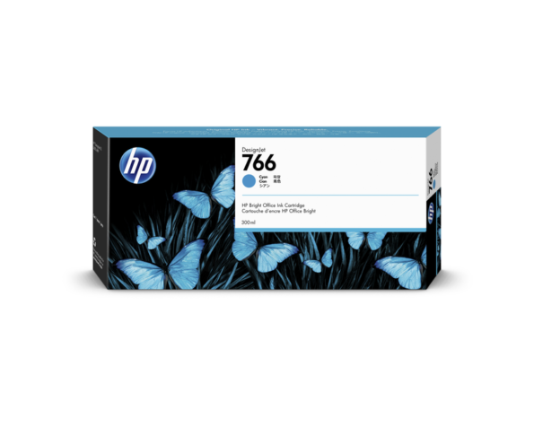 اتش بي 766 ديزاين جت حبر ازرق P2V89A