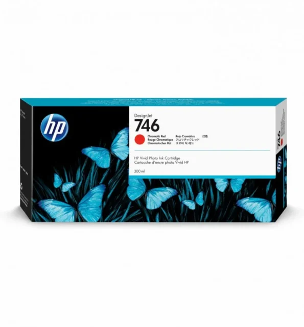 اتش بي 746 عبوة حبر أحمر لوني P2V81A